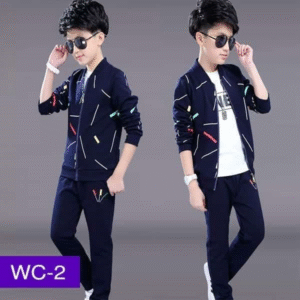 WB-419 Kids Swipe Shirt And Pant Set