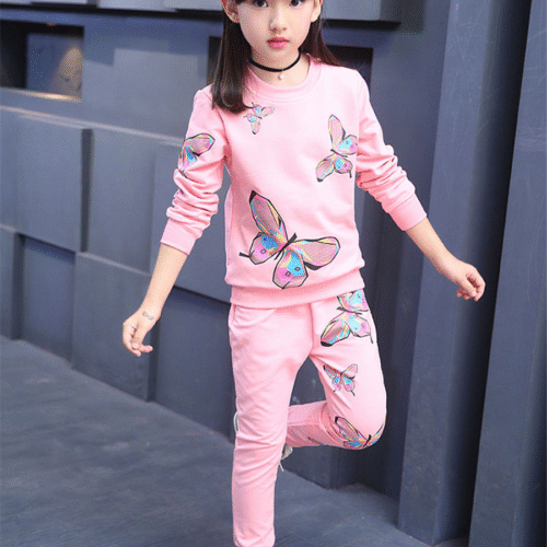 WB-205 Kids Swipe Shirt And Pant Set