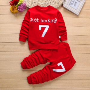 WCB-111 Kids Swipe Shirt And Pant Set